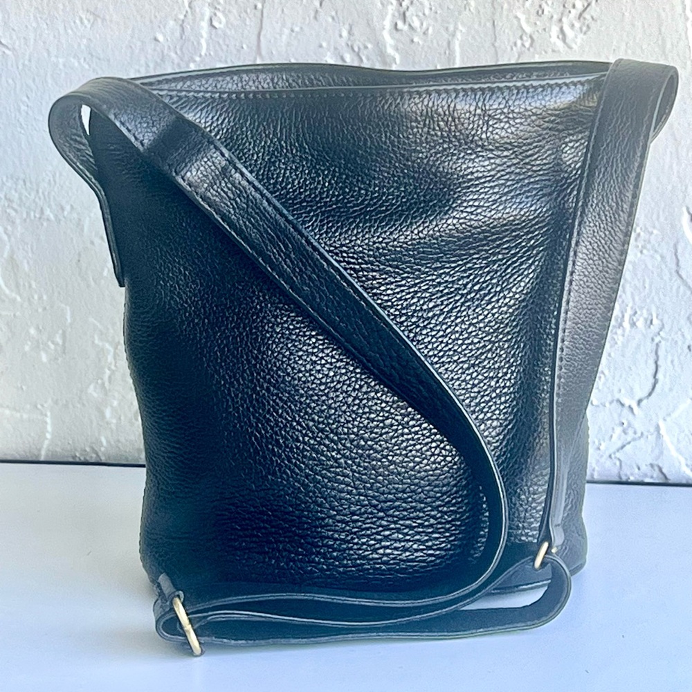 VINTAGE COACH BLACK LEATHER SONOMA BUCKET BAG 4907 ♦️HOST PICK♦️